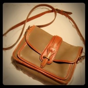 Vintage Dooney and Bourke Orange Equestrian